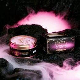 Vela aromatizada Cuarzo Rosa-AROMA CRYSTAL